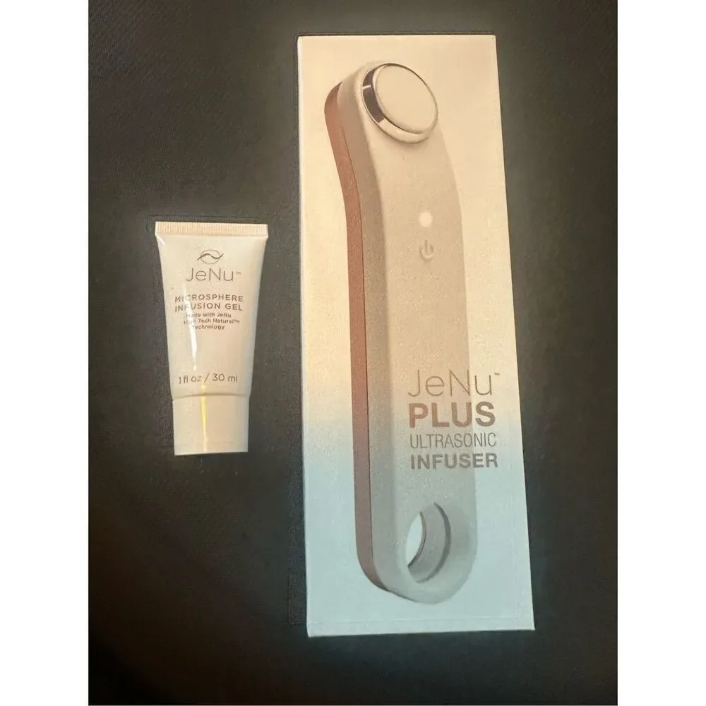 JeNu Plus Ultrasonic Infuser Anti Aging Device Face Massager gel Facial Skin Ti